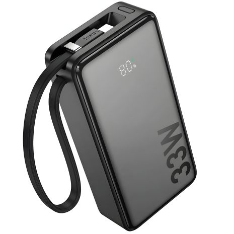 Повербанк Hoco Q27A 10000mAh 33W black Повербанк Hoco Q27A 10000mAh 33W black