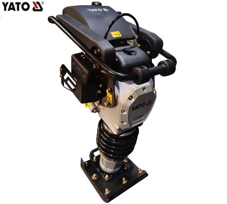 Трамбування бензинове з ударом F= 13,7 кН, 680 уд/хв, стопа 35х28,5 см, стрибок 8 см Yato (YT-84831)