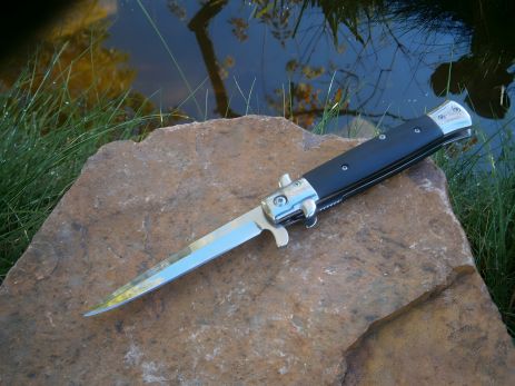 Складаний ніж Italian Elegant Вlack 4202-ВМ / 23 см