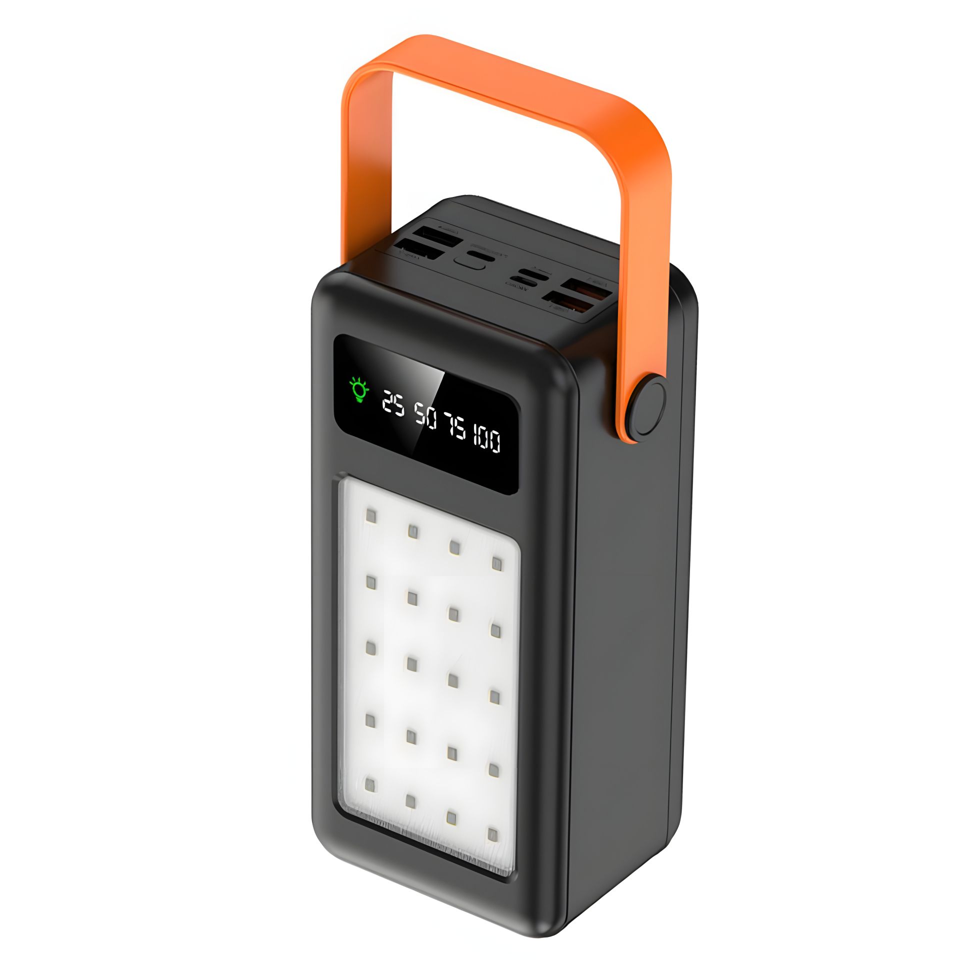 Сборный Повербанк S21 67000 mAh, АКБ 18650 x 21 шт в комплекте, 22.5W, с фонарём, черный Сборный Повербанк S21 67000 mAh, АКБ 18650 x 21 шт в комплекте, 22.5W, с фонарём, черный