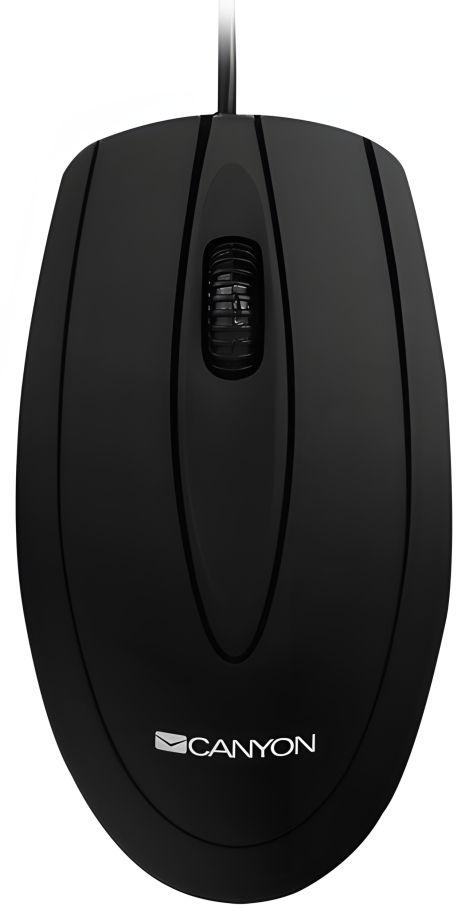 Дротова миша Canyon CNE-CMS1, 1000 DPI, 1.8 м Black Дротова миша Canyon CNE-CMS1, 1000 DPI, 1.8 м Black