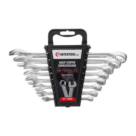 Комбинированный Набор Ключей, 8 шт., 6-19 мм, Сr-V, DIN3113, STORM INTERTOOL XT-1002