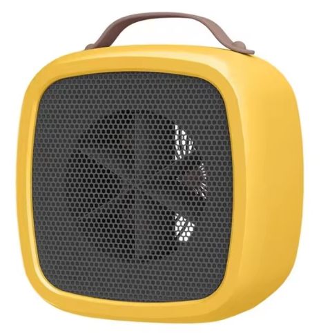 Мини-обогреватель портативный 500W, 101x141x142mm, 220V, Yellow