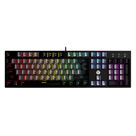 Клавиатура Игровая Fantech ATOM MK886V2 Blue Switch Черная-Серая