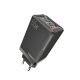 Мережевий зарядний пристрій Yoki Led Series YK-65 GaN Ultra PD 65W Чорний