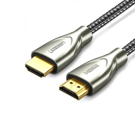 Кабель UGREEN HD131 HDMI Carbon Fiber Zinc Alloy Cable 2m (Gray) (UGR-50108)