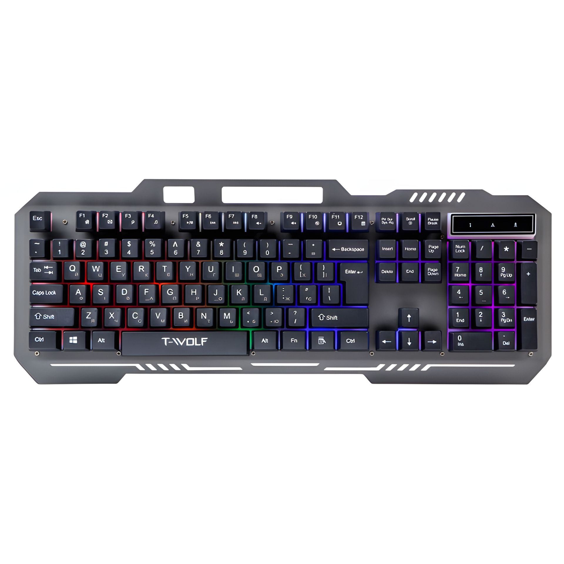 Ігрова дротова клавіатура TWolf T16 USB, 1.3m, Чорний Ігрова дротова клавіатура TWolf T16 USB, 1.3m, Чорний