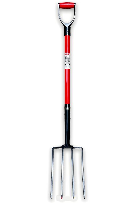 Вила копальні 4-зубі з ручкою Fiberglass, зібрані WoffMann professional tools 4499