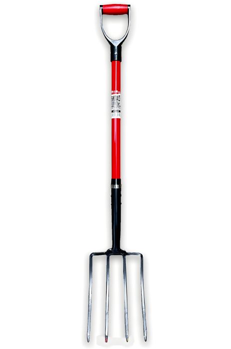 Вила копальні 4-зубі з ручкою Fiberglass, зібрані WoffMann professional tools 4499