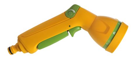 Пистолет-распылитель 8-позиционный пластиковый с фиксатором потока и плавной регулировкой VERANO | 72-011