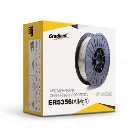 Проволока алюминиевая GRADIENT ER5356 Ø0 8 мм (0,5 кг)