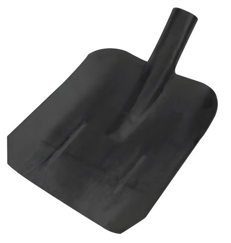 Черная совковая лопата