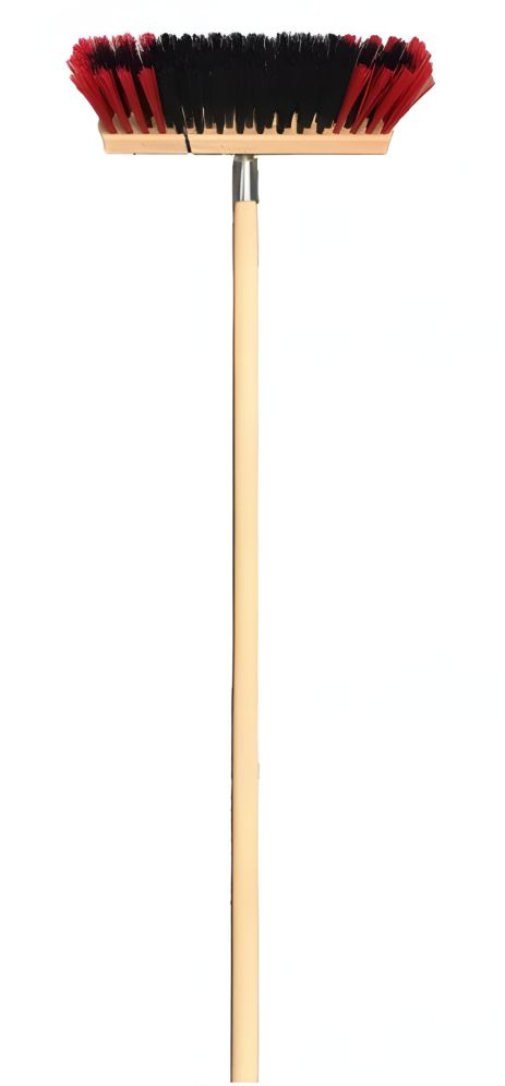 Щетка тротуарная 500мм с деревяной ручкой