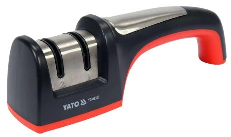 Точилка 2в1 для керамічних і сталевих ножів YATO YG-02355