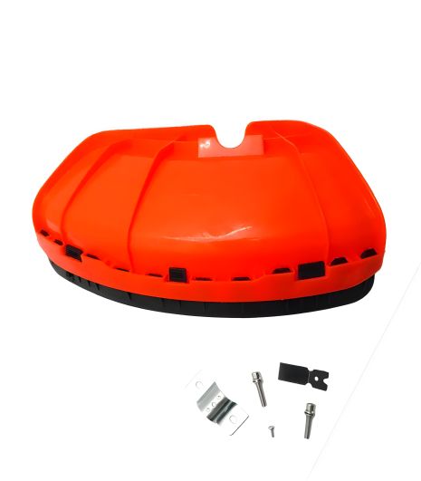 ЗАХИСТ (КОЖУХ) НОЖА В ЗБОРІ D26 ММ З ПЛАСТИКОВИМ ФІКСАТОРОМ ДЛЯ БЕНЗИНОВОГО ТРИМЕРА