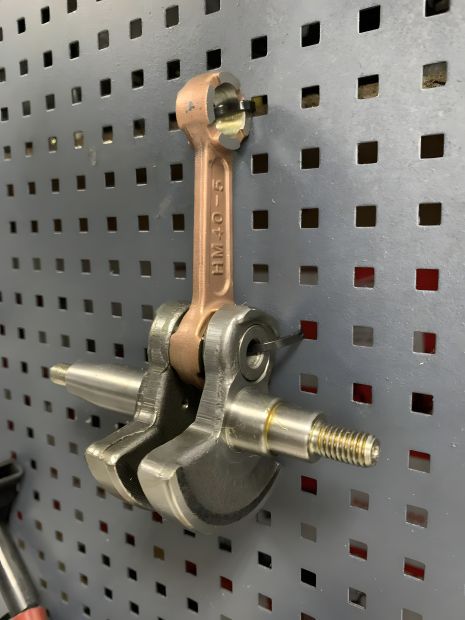 Колінвал для мотокоси 40 мм (Kamberg оригінал)