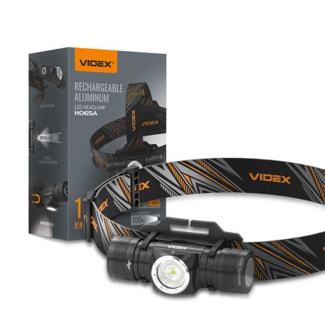 Налобний світлодіодний ліхтарик VIDEX VLF-H065A 1200Lm 5000K Налобний світлодіодний ліхтарик VIDEX VLF-H065A 1200Lm 5000K