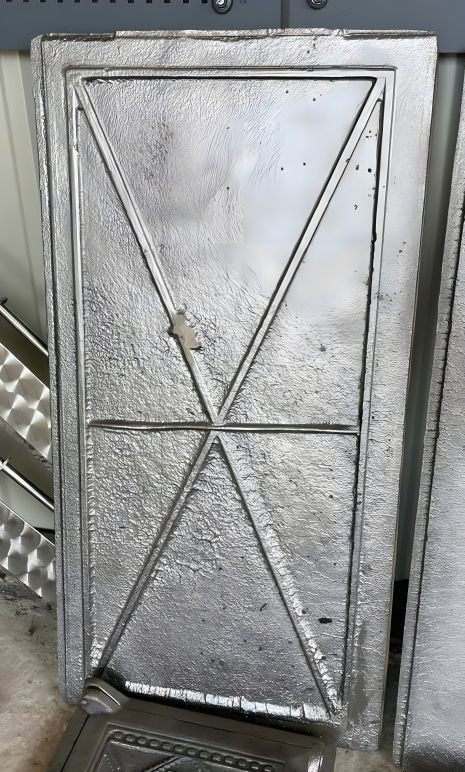 Чугунная плита варочная глухая 620х310 мм