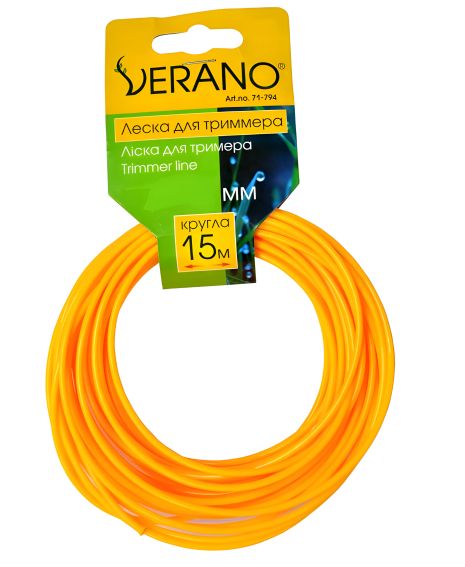 Для мотокоси жилка, кругла 15м, 1,6мм VERANO | 71-791