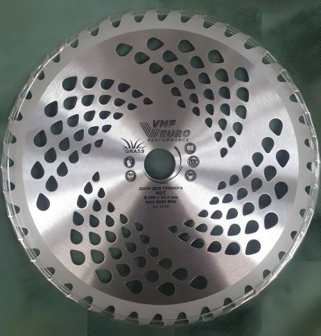 Ніж для тримера VMF EURO Performance МТ-0022 255 mm *40Т* 25.4 mm