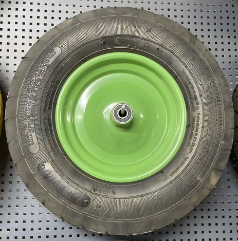 Пневматичне колесо для тачки 4.00-8 6PR 12 мм сегментний протектор вісь 155x113мм ТМ VMF EURO