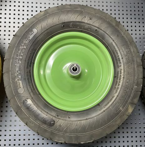 Пневматичне колесо для тачки 4.00-8 6PR 12 мм сегментний протектор вісь 155x113мм ТМ VMF EURO