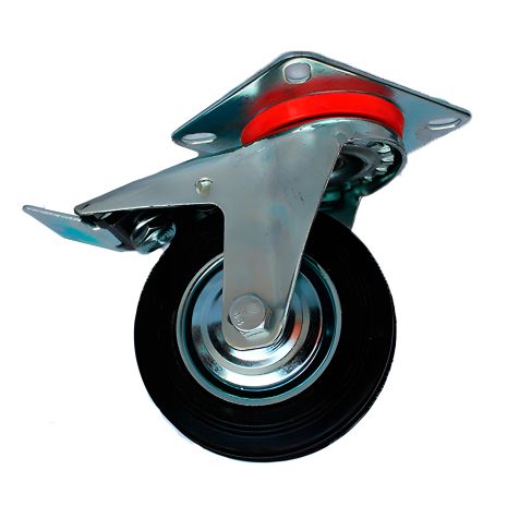 Поворотне колесо з гальмом на візок BC 125/37.5-50 мм