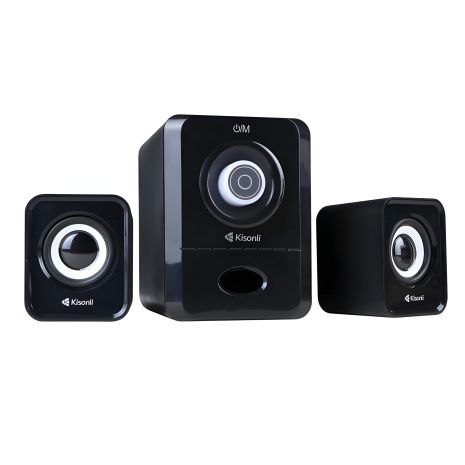 Комп'ютерні колонки Kisonli U-2900BT, 11W, USB, 3.5mm Чорний