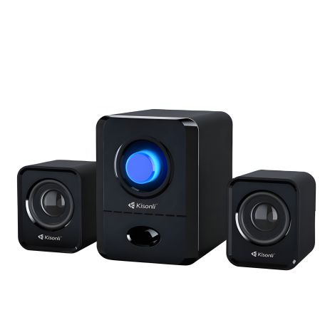 Портативные Компьютерные Kisonli U-2900 Колонки Черные