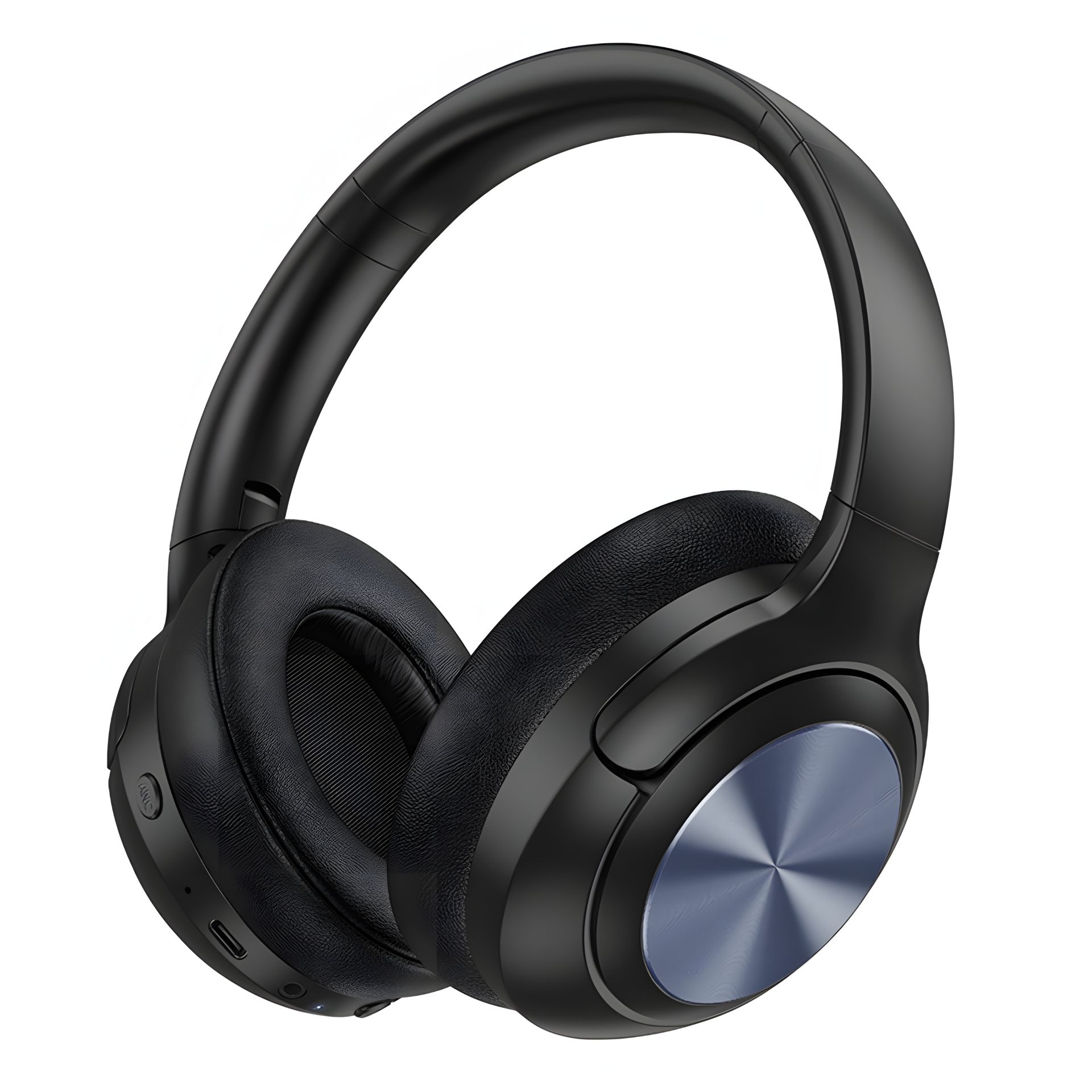 Навушники накладні Hoco W54, Bluetooth 5.4, ANC, 400 mAh, 30h black Навушники накладні Hoco W54, Bluetooth 5.4, ANC, 400 mAh, 30h black