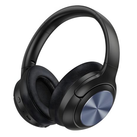 Наушники накладные Hoco |BT5.4, ANC, AUX, USB-C, 30h| W54 black Наушники накладные Hoco |BT5.4, ANC, AUX, USB-C, 30h| W54 black