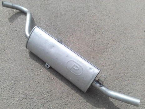 Muffler Vaz 2104, Polmo (11.15) короткий (2104-1201005)