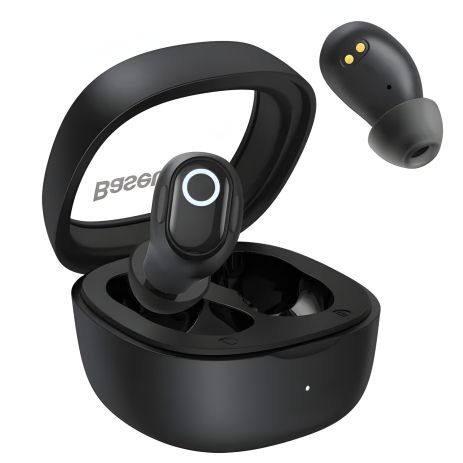 Безпровідні навушники Baseus Bowie WM02 True Wireless Earphones | BT5.3, 40/300mAh, 5H, Location, OTA | black