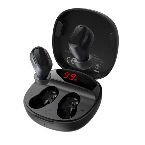 Навушники Baseus Encok True Wireless Earphones WM01 Plus | BT5.3, 40/800mAh, 5h | black