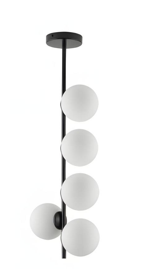 Декоративная люстра VALESO V 8867-5 BK черного цвета