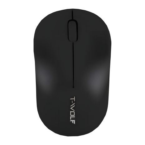 Wireless Миша TWolf Q4 2.4G, 1200 DPI, 1хАА Чорний