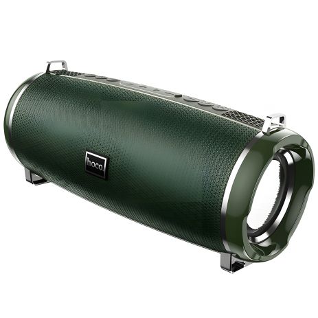 Акустика HOCO HC2 Xpress sports BT speaker LED IPX5 | BT, TWS, AUX, FM, TF, USB | dark green