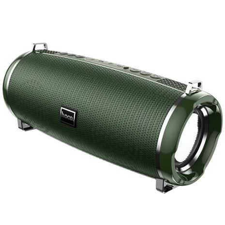 Акустика HOCO HC2 Xpress sports BT speaker LED IPX5 |BT, TWS, AUX, FM, TF, USB| dark green