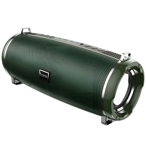 Акустика HOCO HC2 Xpress sports BT speaker LED IPX5 |BT, TWS, AUX, FM, TF, USB| dark green