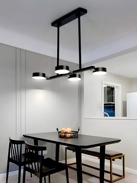 Світлодіодна люстра VALESO V G3850-4 BK чорна Світлодіодна люстра VALESO V G3850-4 BK чорна