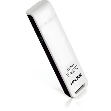 TP-Link Wi-Fi адаптер TL-WN821N, 20 dBm, MIMO, USB 2.0, 300 Mb/s, 2.4 GHz