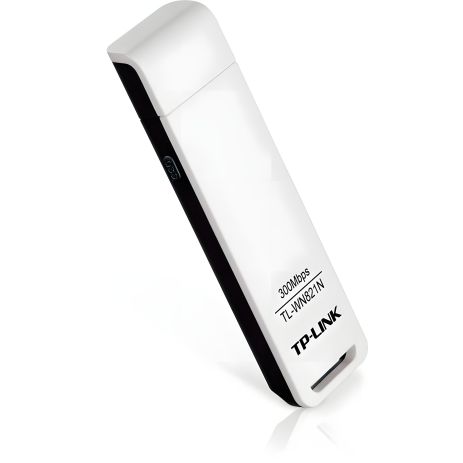 Wi-Fi адаптер TP-Link TL-WN821N, 20 dBm, MIMO, USB 2.0, 300 Mb/s, 2.4 GHz Wi-Fi адаптер TP-Link TL-WN821N, 20 dBm, MIMO, USB 2.0, 300 Mb/s, 2.4 GHz
