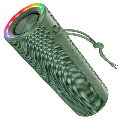 Акустика HOCO HC20 Luster sports BT speaker |BT5.2, TWS/FM/USB/TF/AUX, 20W, 5h| green Акустика HOCO HC20 Luster sports BT speaker |BT5.2, TWS/FM/USB/TF/AUX, 20W, 5h| green