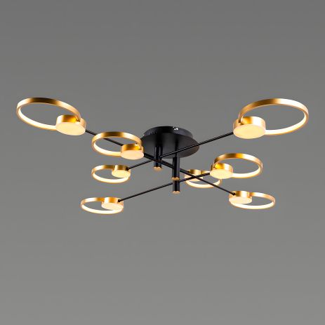 Светодиодная акриловая люстра Sirius Ш 1312/8 (80W)