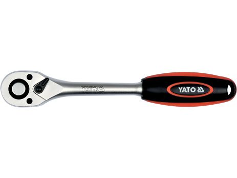 Трещотка 1/4", длина 160 мм, 90 зубьев, Yato YT-03241