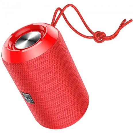 Акустика HOCO HC1 Trendy sound sports Wireless Speaker IPX5 | BT, TWS, AUX, FM, TF, USB | red