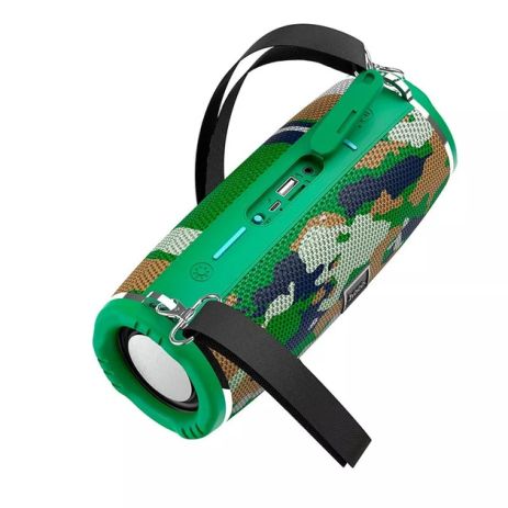 Акустика HOCO HC12 Sports BT speaker IPX4 |BT5.0, USB/AUX/TF/FM, 2h| Camouflage-Green Акустика HOCO HC12 Sports BT speaker IPX4 |BT5.0, USB/AUX/TF/FM, 2h| Camouflage-Green