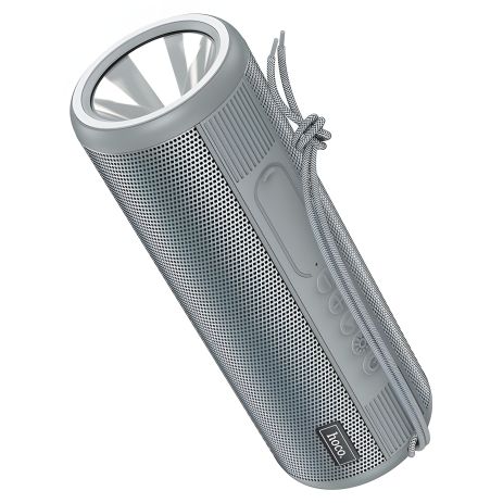 Акустика HOCO HC11 Bora sports BT speaker |BT5.0, TWS, AUX, FM, TF, USB, 2Hours, 5Wx2, Flashlight| grey Акустика HOCO HC11 Bora sports BT speaker |BT5.0, TWS, AUX, FM, TF, USB, 2Hours, 5Wx2, Flashlight| grey