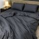 Набор постельного белья для двуспальной кровати MakSon Elegant Graphite, страйп-сатин, 100% хлопок (013-1175210С) Набор постельного белья для двуспальной кровати MakSon Elegant Graphite, страйп-сатин, 100% хлопок (013-1175210С)