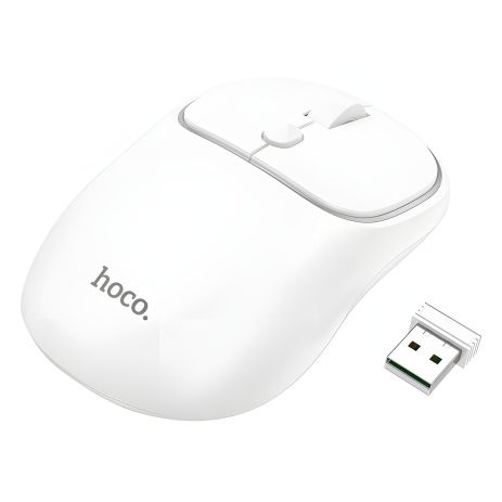 Wireless Мышь Hoco GM25 |BT5.2/2.4G, 800/1200/1600 DPI| Белый